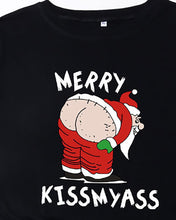 Merry Kiss My Ass Short Sleeved Tee Shirt